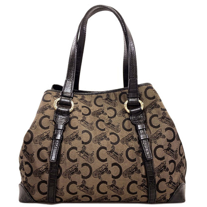 Celine C Sulky Handbag Canvas — view 2