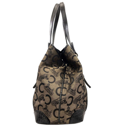 Celine C Sulky Handbag Canvas — view 3