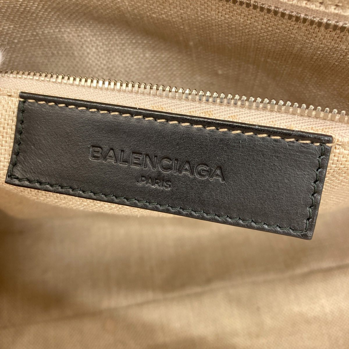 Balenciaga Navy Cabas Rope Handle Tote Calfskin — view 7