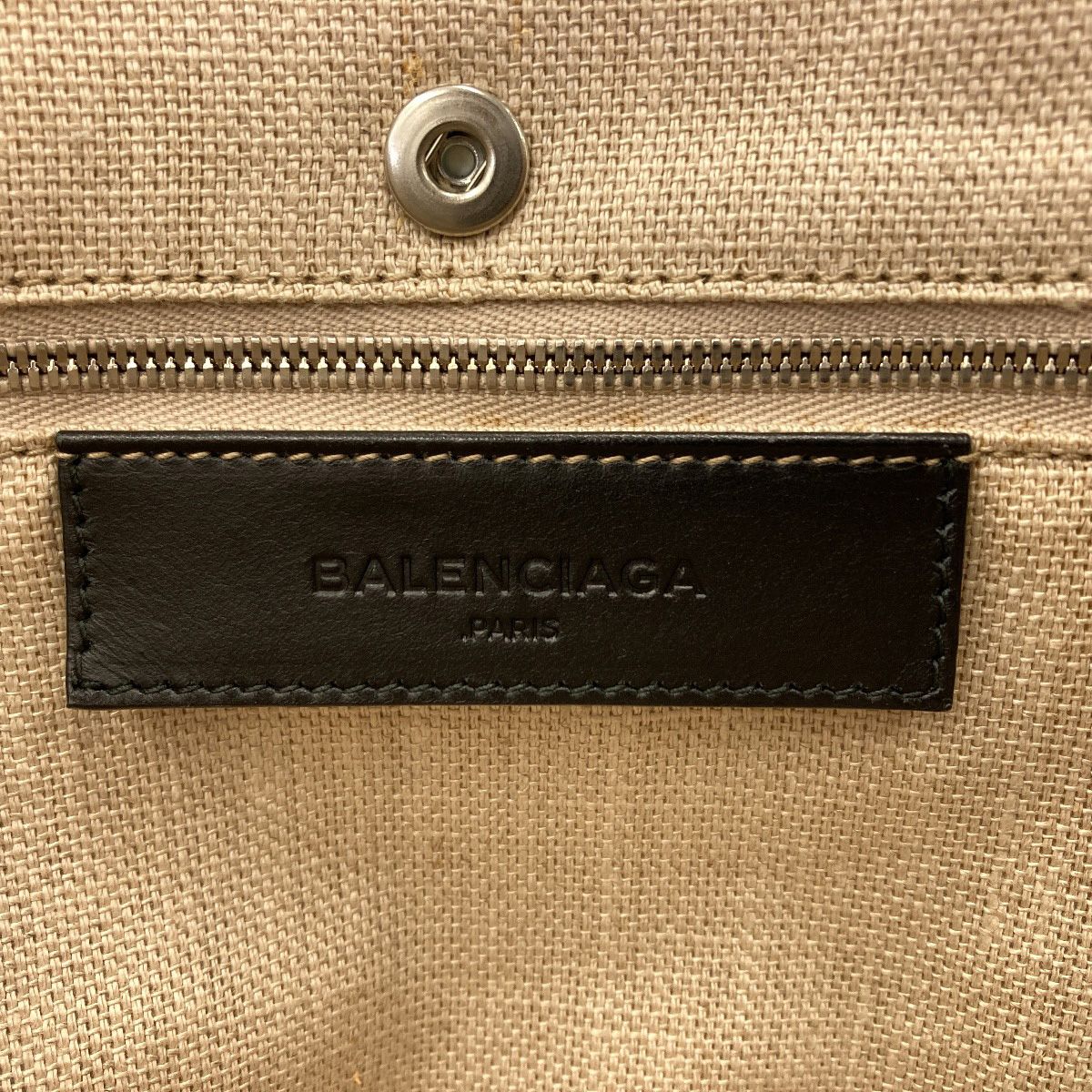 Balenciaga Navy Cabas Rope Handle Tote Calfskin — view 6