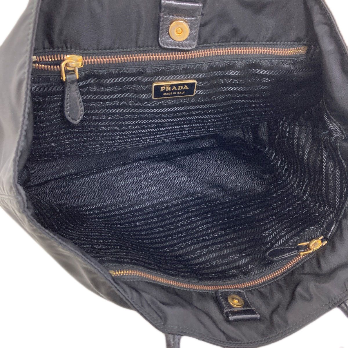 Prada Logo Tote Nylon — view 5