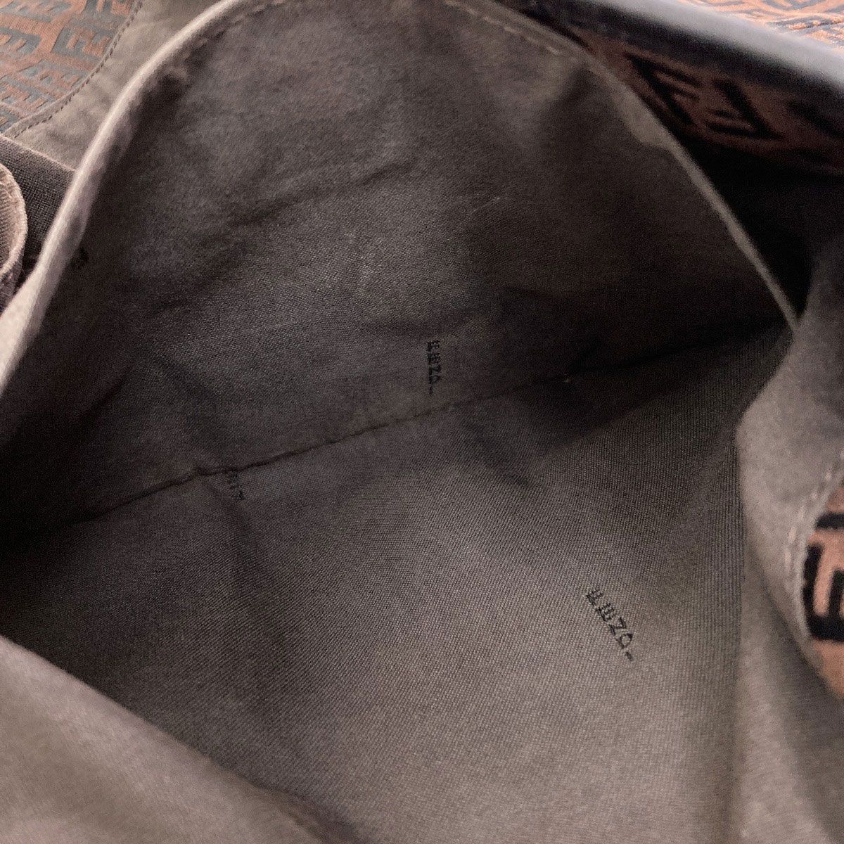 Fendi Zucchino Tote Canvas Leather — view 8