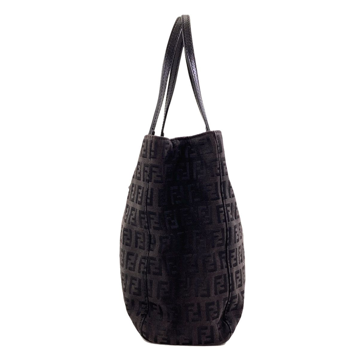 Fendi Zucchino Handbag Canvas — view 3