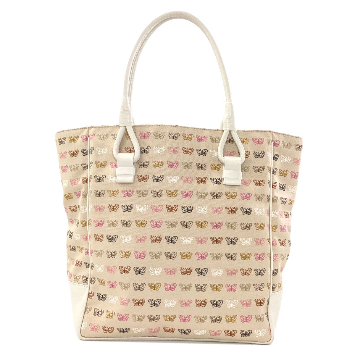 Bottega Veneta Butterfly Pattern Tote Canvas — view 2