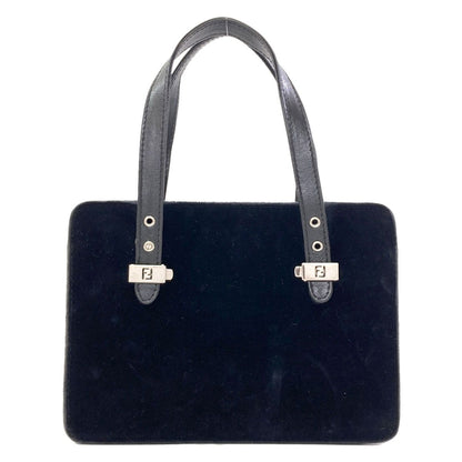 Fendi Logo Handbag Suede