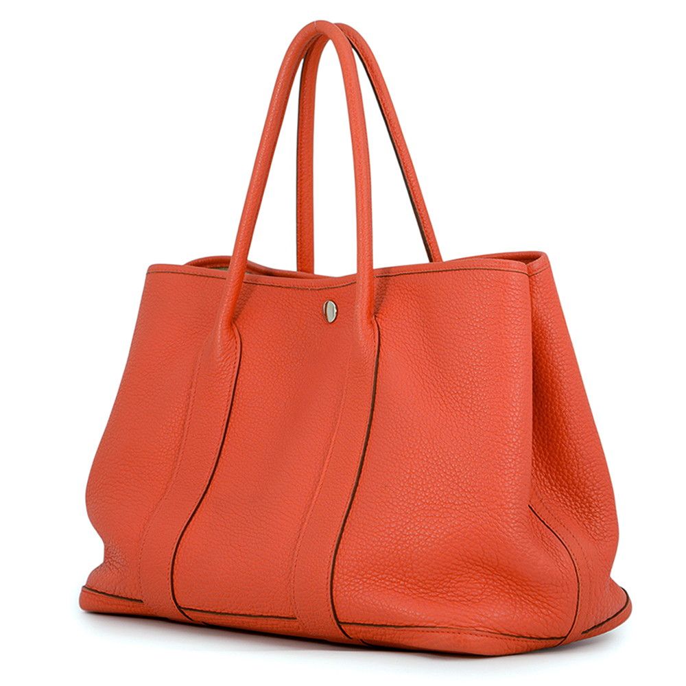 Hermes Tote Garden Party PM Bougainvillea Silver Negonda — view 2