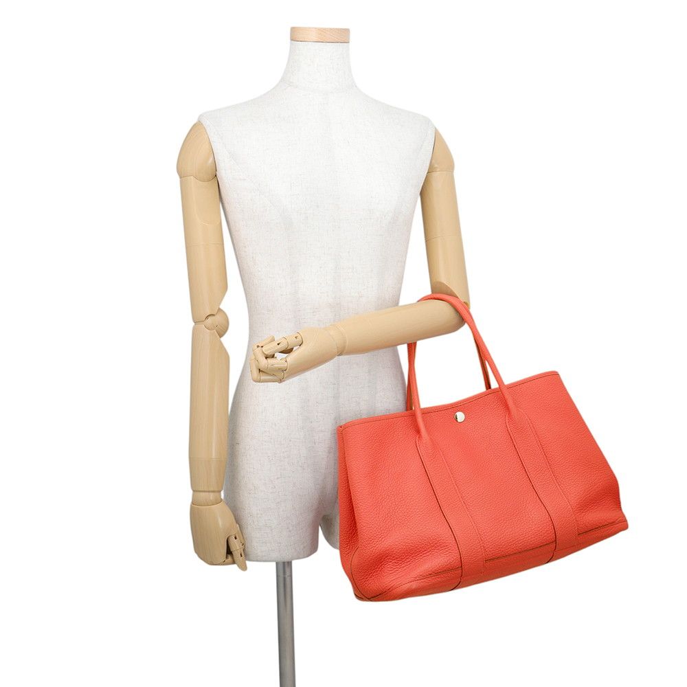 Hermes Tote Garden Party PM Bougainvillea Silver Negonda — view 4
