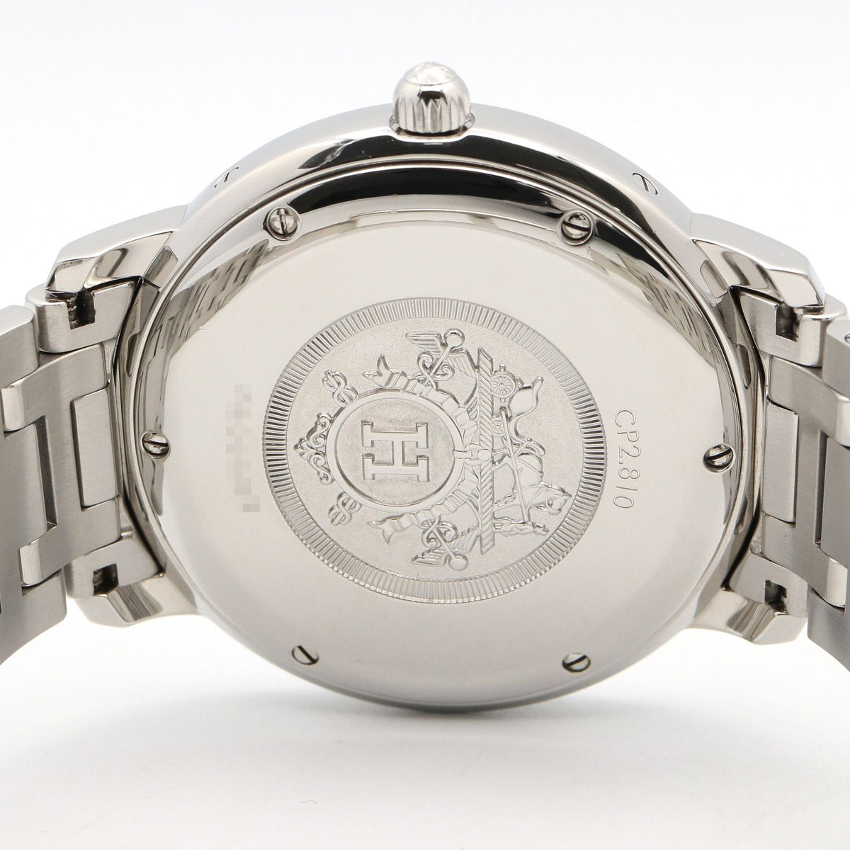 Hermes Watch Clipper Classic Silver Stainless Steel — view 5