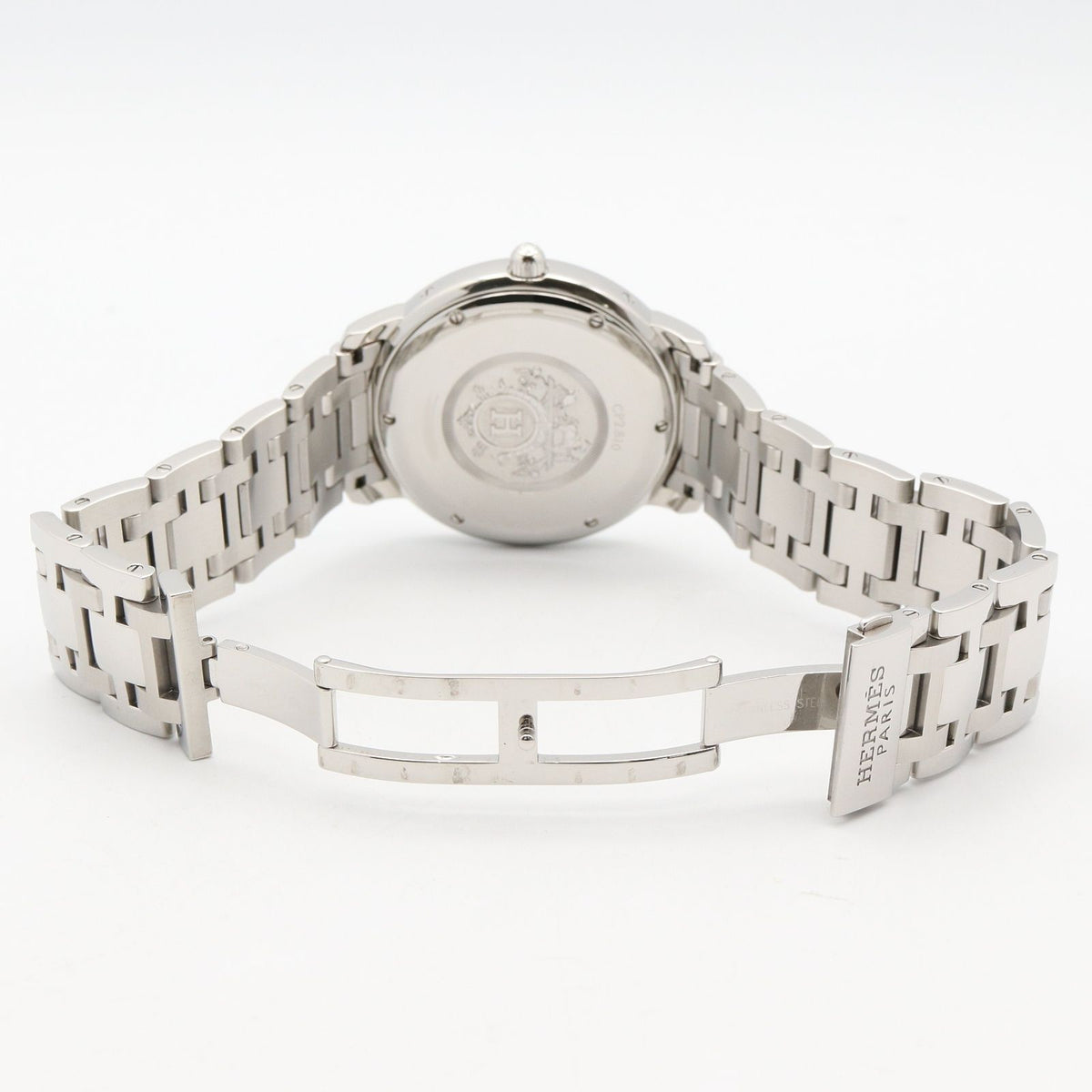 Hermes Watch Clipper Classic Silver Stainless Steel — view 4