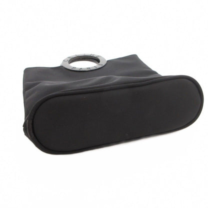 Celine Handbag Handle Logo Nylon Black — view 3