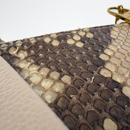 Louis Vuitton Tote BB Handbag 2-Way Exotic Monogram Empreinte Cream — view 8