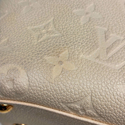 Louis Vuitton Tote BB Handbag 2-Way Exotic Monogram Empreinte Cream — view 7