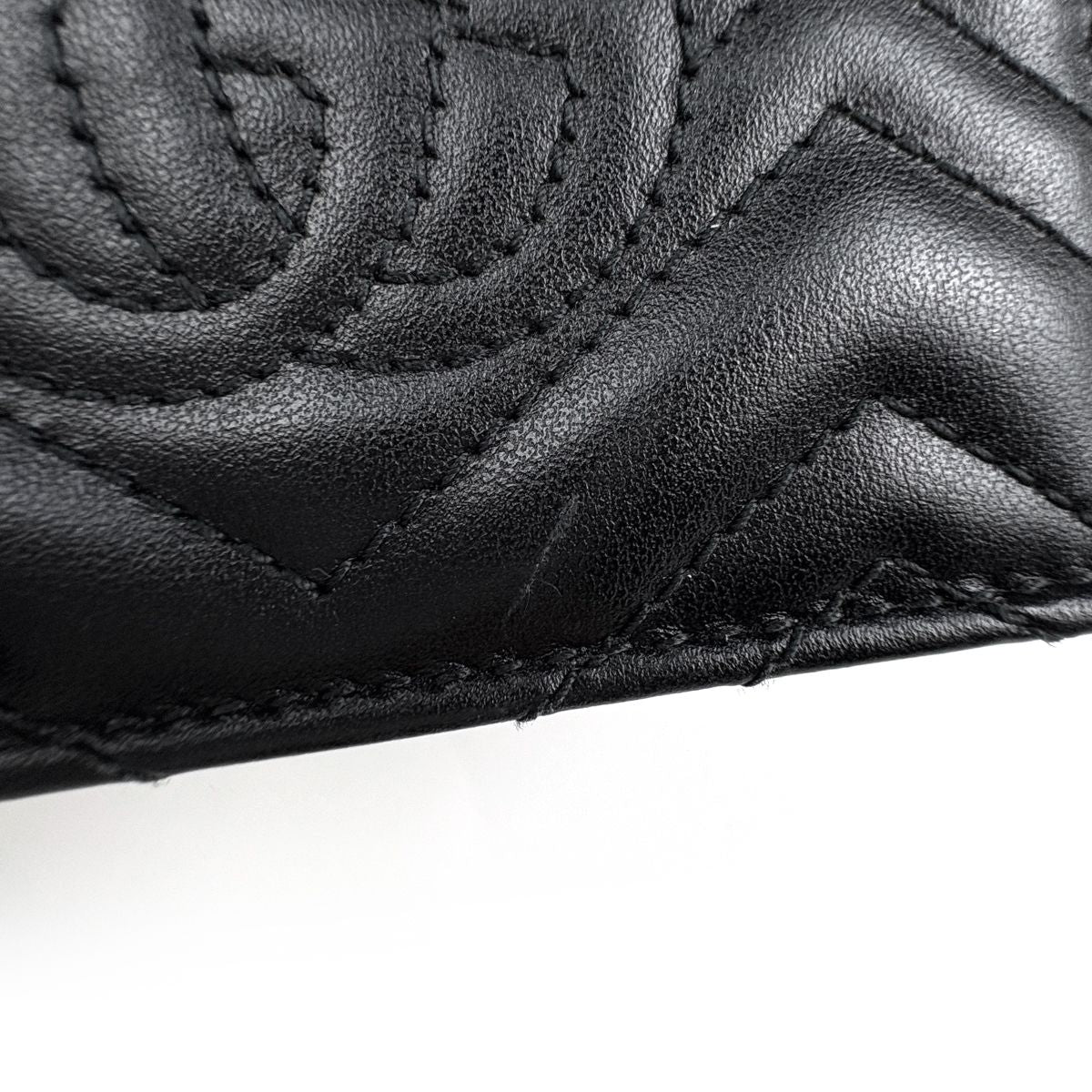 Gucci Bifold Wallet GG Marmont Leather Black — view 4