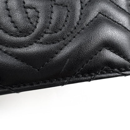 Gucci Bifold Wallet GG Marmont Leather Black — view 4