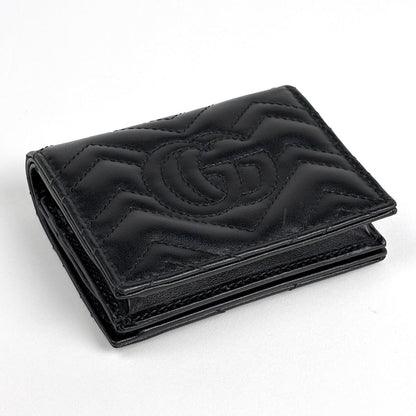 Gucci Bifold Wallet GG Marmont Leather Black — view 2