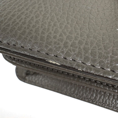 Gucci Shoulder Bag Interlocking G Leather Gray — view 4