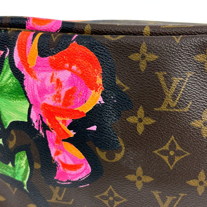 Louis Vuitton Neverfull MM Tote Shoulder Bag Monogram Rose Brown — view 3