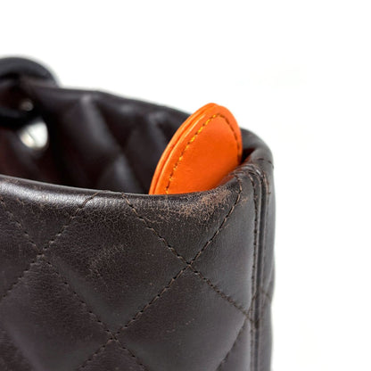 Chanel Tote Cambon Line Large Leather Brown — view 5