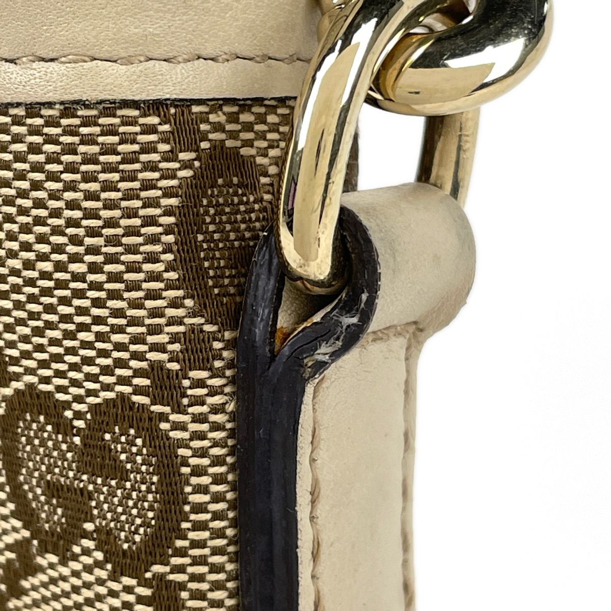 Gucci Shoulder Bag GG Pattern Canvas Beige — view 5