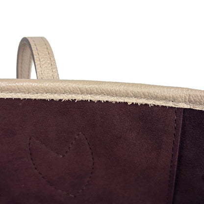 Louis Vuitton Neverfull MM Tote Shoulder Bag Monogram Empreinte Tourterelle — view 6