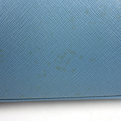 Prada Handbag Galleria Medium 2-Way Saffiano Leather Light Blue — view 3