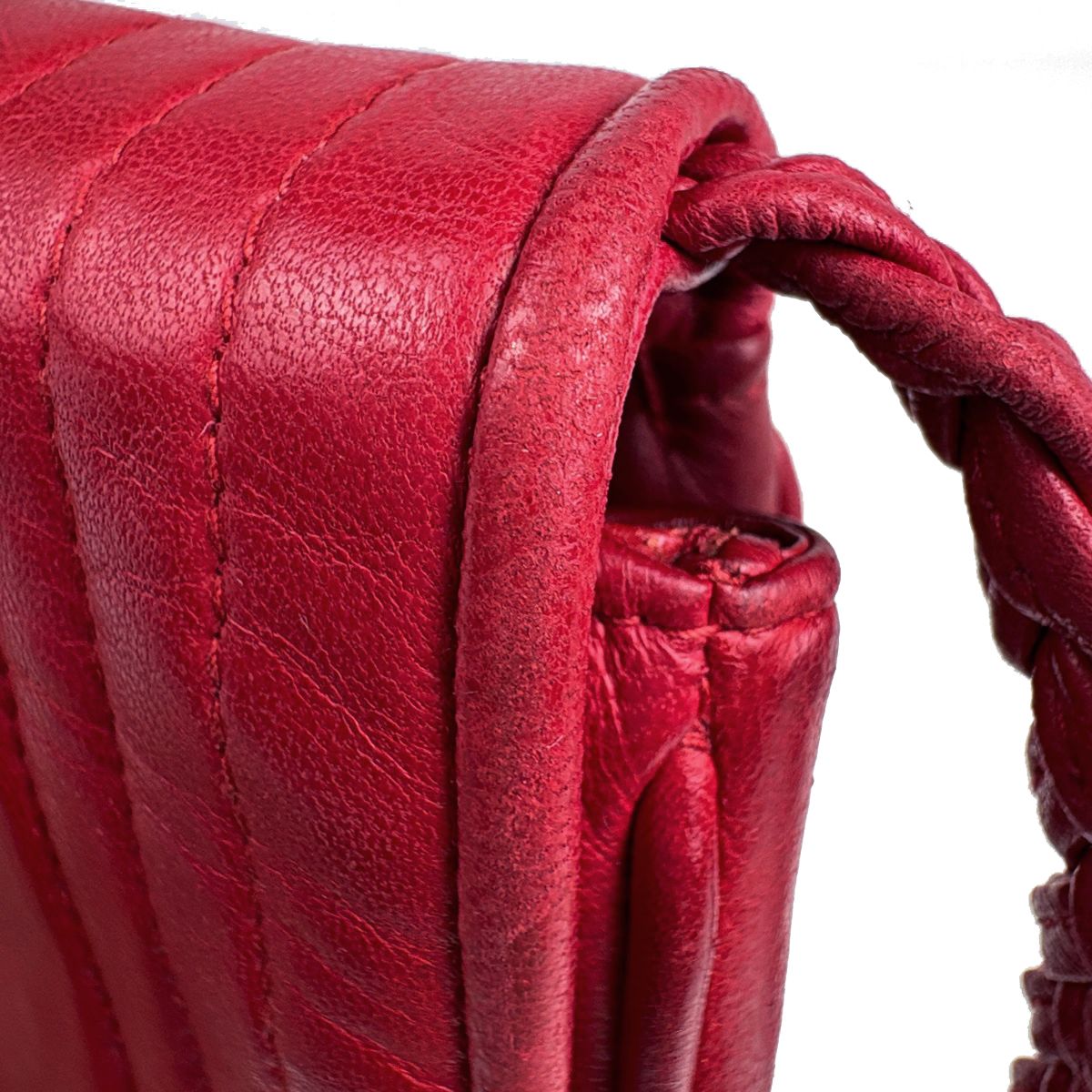 Chanel Shoulder Bag CC Logo Leather — view 8