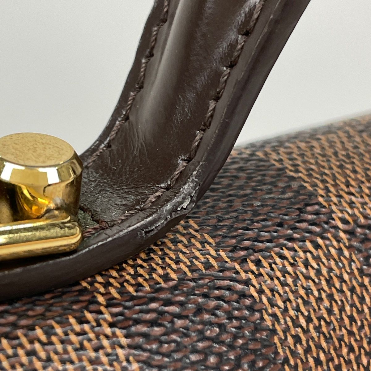 Louis Vuitton Bergamo MM Handbag 2-Way Damier Brown — view 4