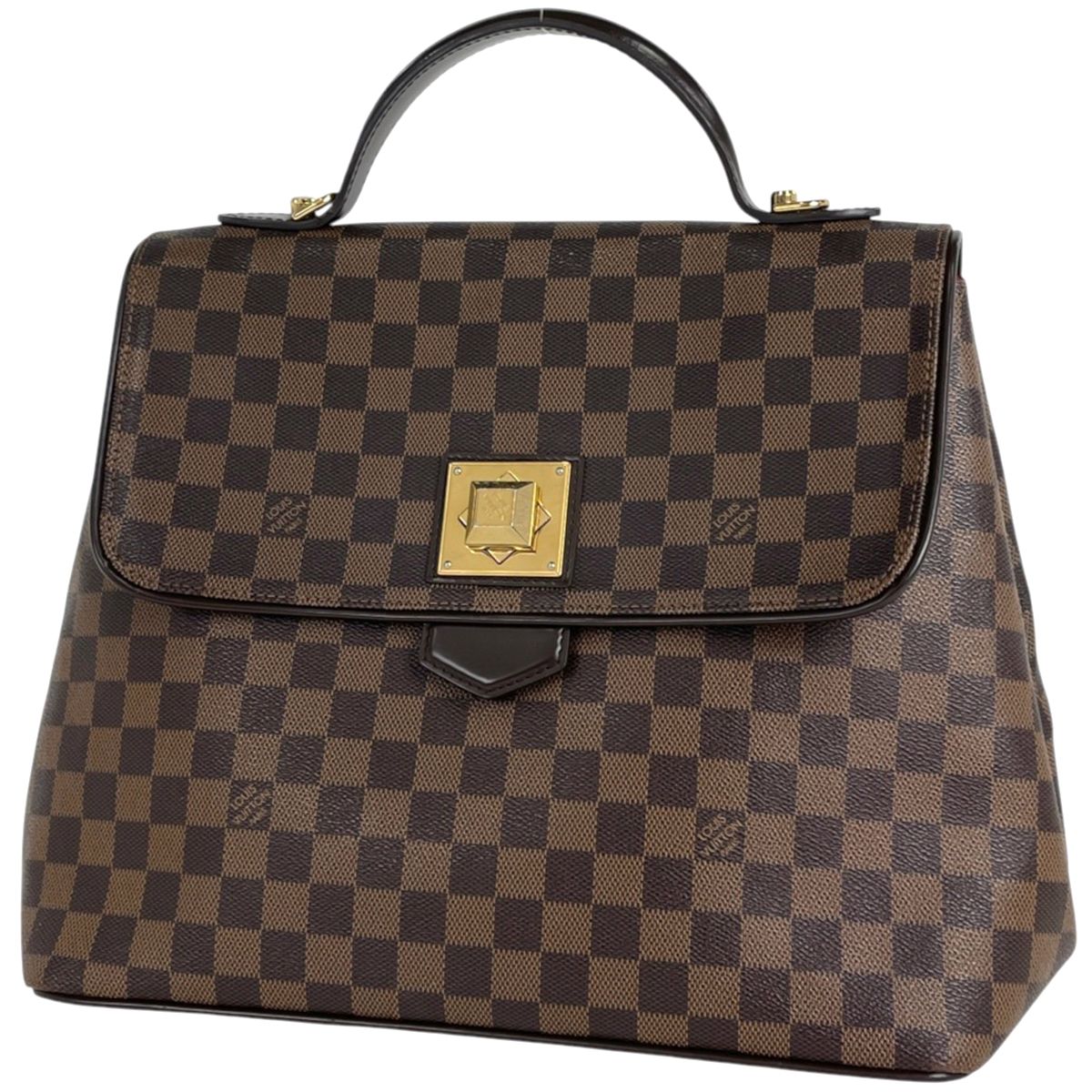 Louis Vuitton Bergamo MM Handbag 2-Way Damier Brown