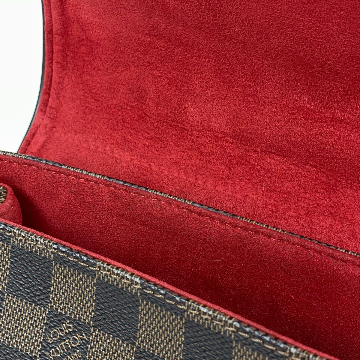Louis Vuitton Bergamo MM Handbag 2-Way Damier Brown — view 6
