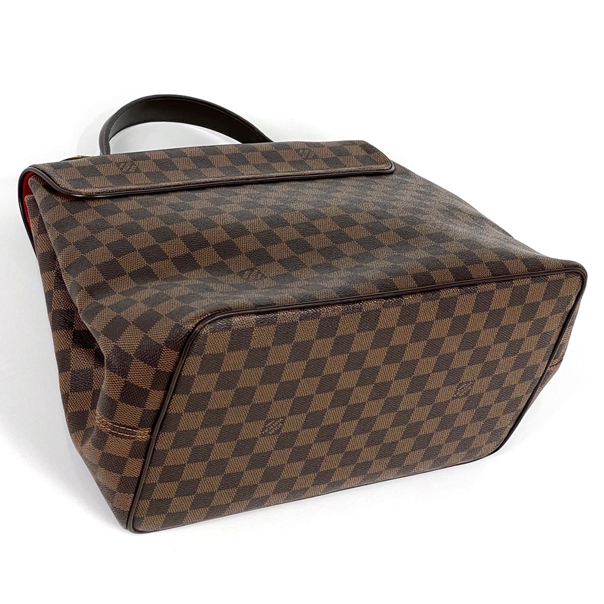 Louis Vuitton Bergamo MM Handbag 2-Way Damier Brown — view 2