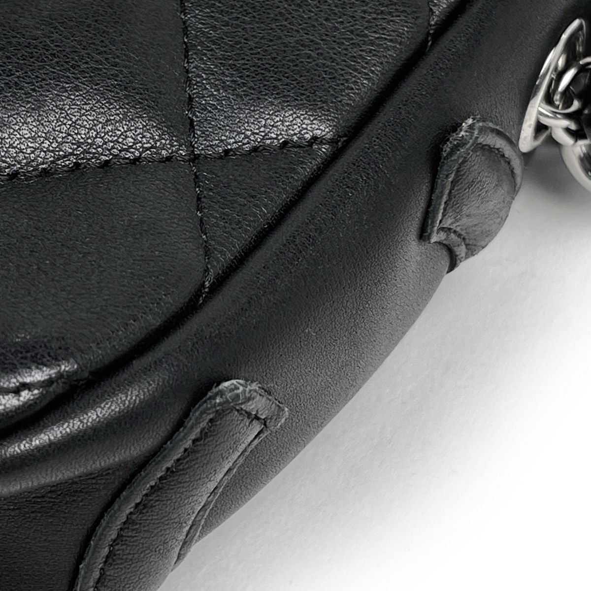 Chanel Handbag Cambon Line CC Logo Leather Black — view 4