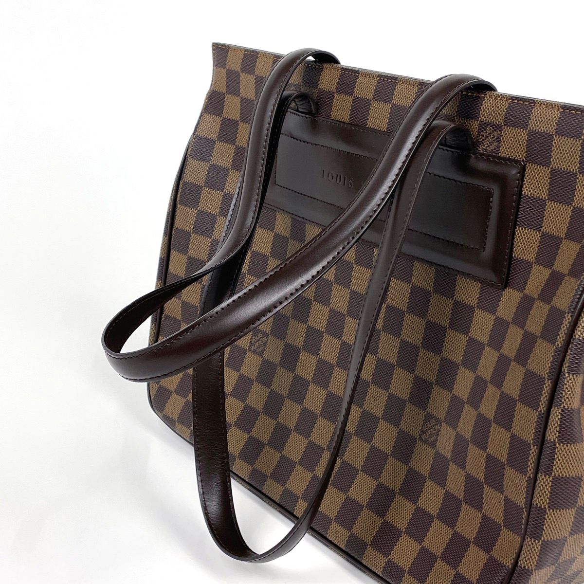 Louis Vuitton Parioli PM Tote Shoulder Bag Damier Brown — view 4