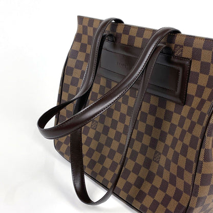 Louis Vuitton Parioli PM Tote Shoulder Bag Damier Brown — view 4