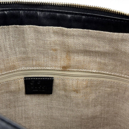 Gucci Shoulder Bag Micro Guccissima Leather Black — view 8