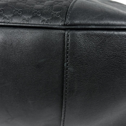 Gucci Shoulder Bag Micro Guccissima Leather Black — view 3