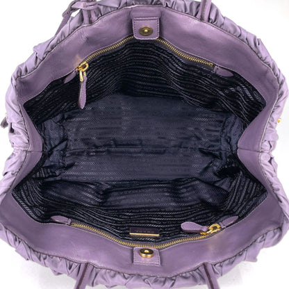 Prada Handbag Nylon Purple — view 5