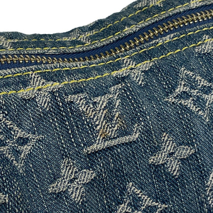 Louis Vuitton Baggy GM Shoulder Bag Monogram Denim Blue — view 5