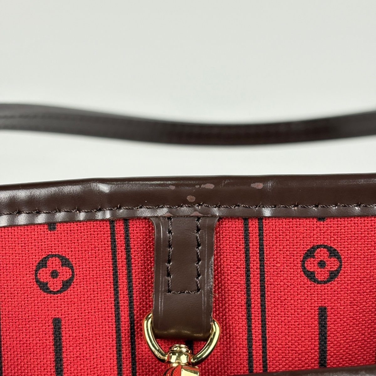 Louis Vuitton Neverfull MM Tote Shoulder Bag Damier Brown — view 7