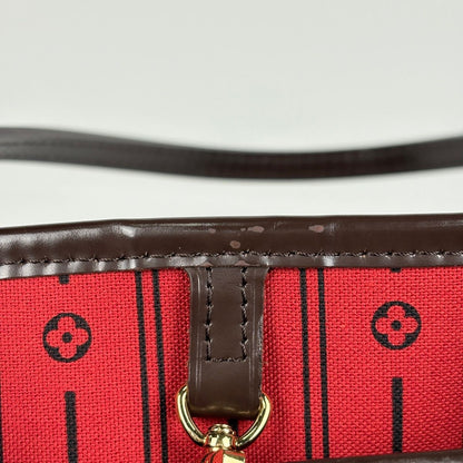 Louis Vuitton Neverfull MM Tote Shoulder Bag Damier Brown — view 7