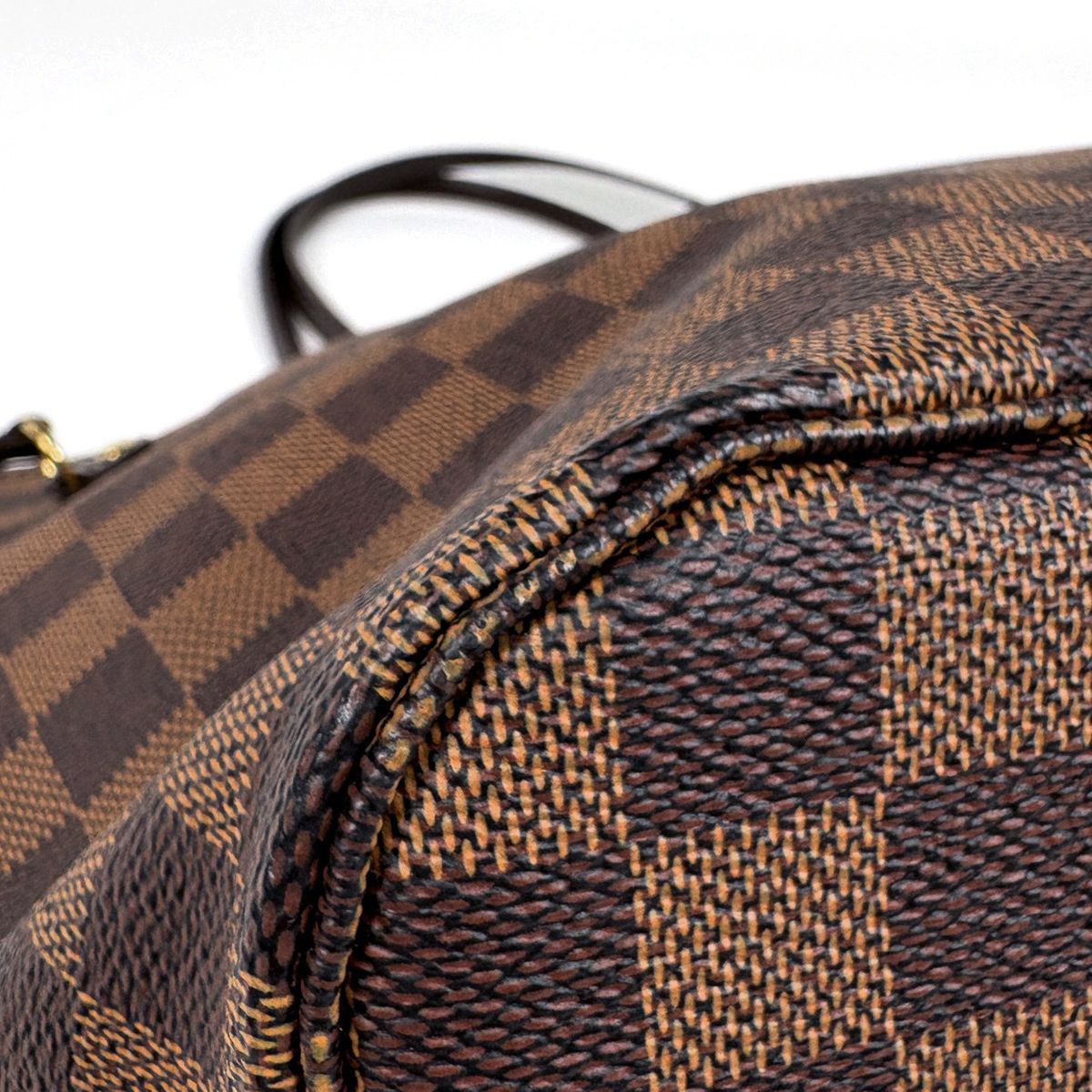Louis Vuitton Neverfull MM Tote Shoulder Bag Damier Brown — view 3