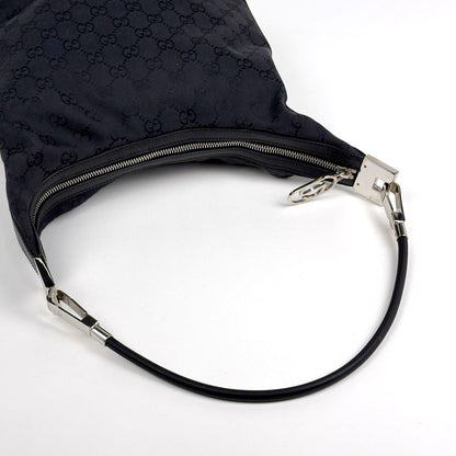 Gucci Shoulder Bag GG Pattern Canvas Black — view 7
