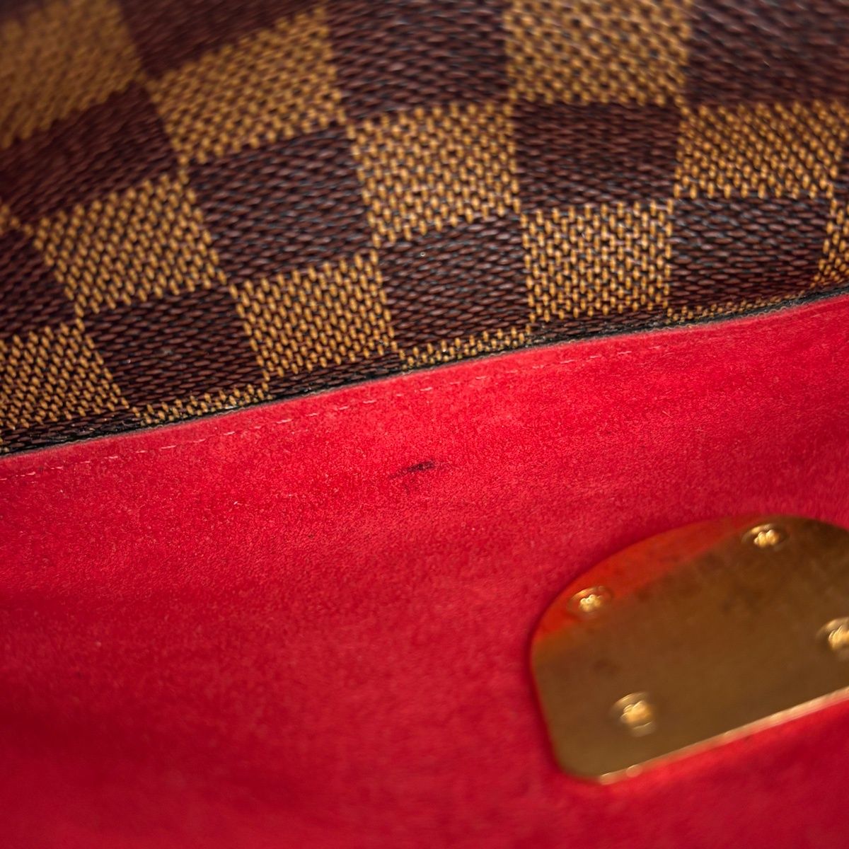 Louis Vuitton Ravello GM Shoulder Bag Damier Brown — view 6