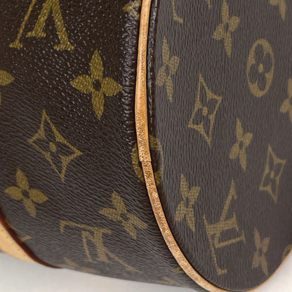 Louis Vuitton Papillon 30 Handbag Barrel Bag Tube Shape Vintage Monogram Brown — view 3