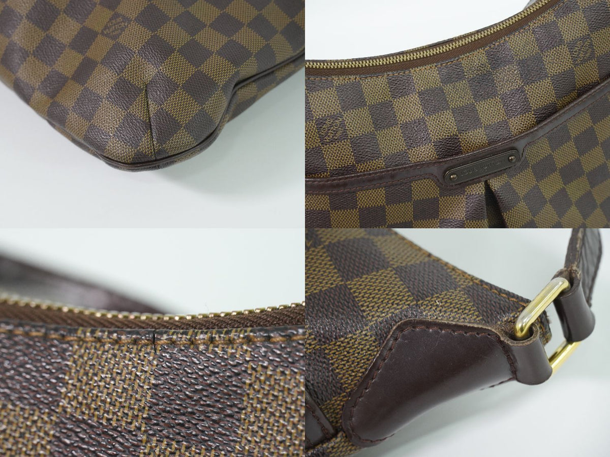 Louis Vuitton LV Bloomsbury PM Damier Ebene Shoulder Bag Pochette Brown — view 7