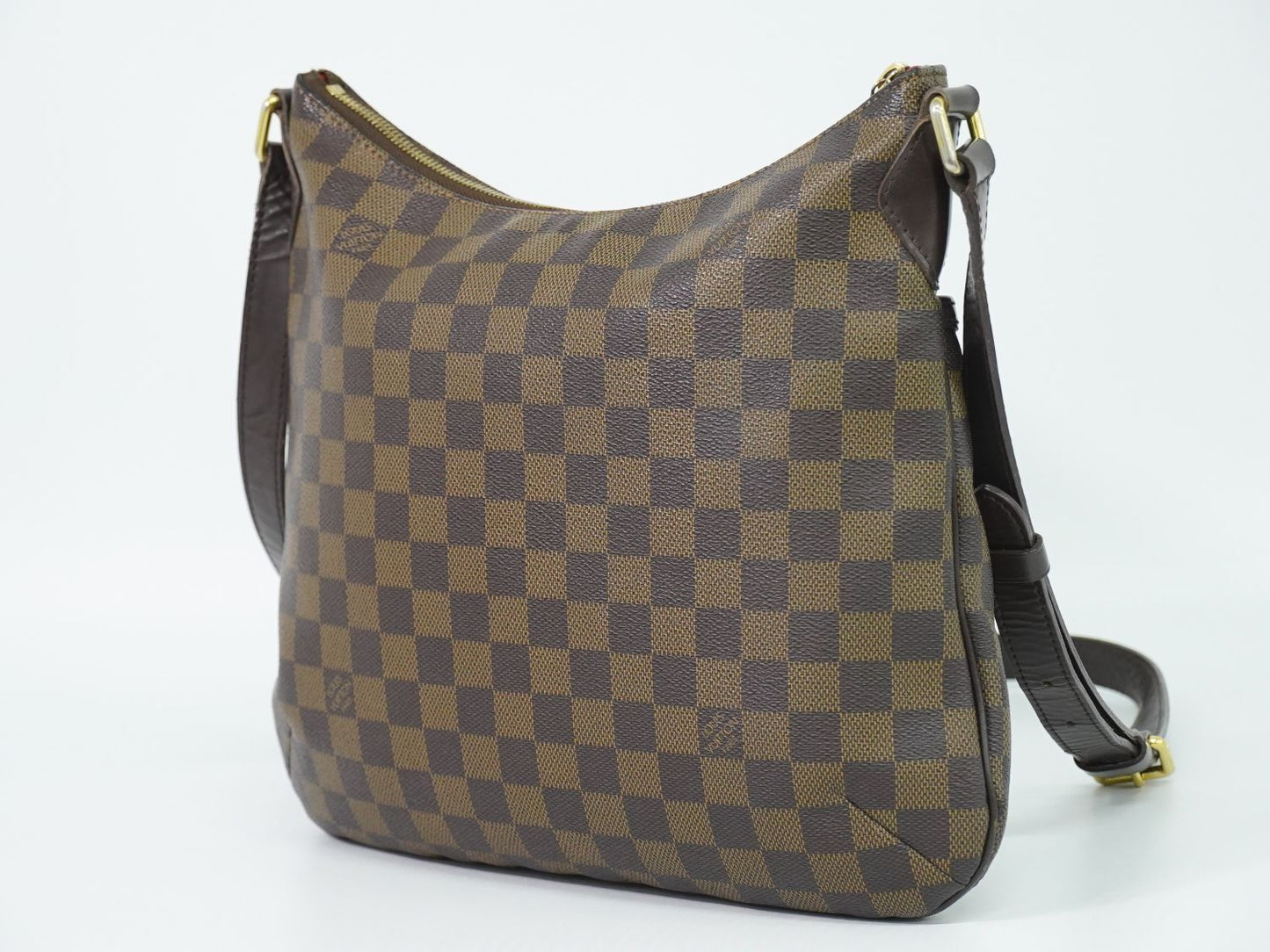 Louis Vuitton LV Bloomsbury PM Damier Ebene Shoulder Bag Pochette Brown — view 2