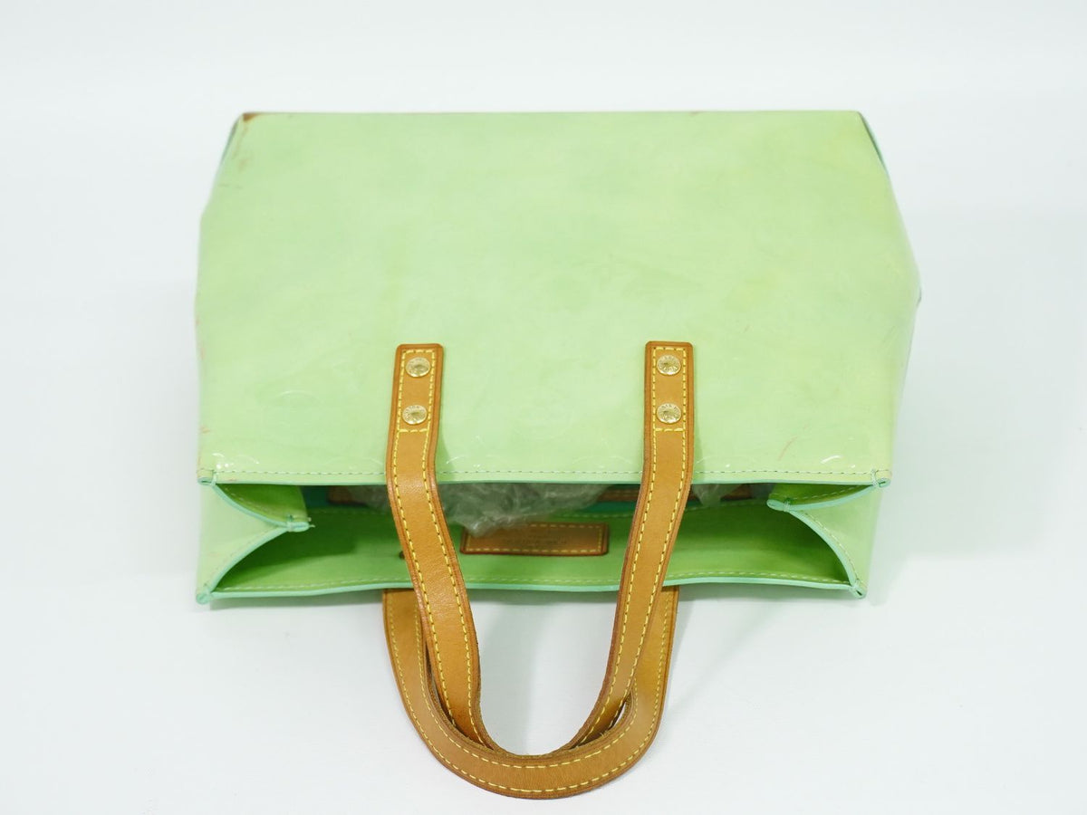 Louis Vuitton LV Reade PM Vernis Leather Tote Peppermint — view 5
