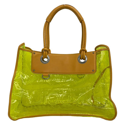 Dolce & Gabbana Tote Green Light Brown Leather — view 3