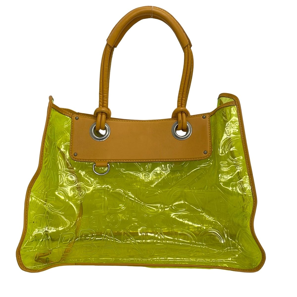 Dolce & Gabbana Tote Green Light Brown Leather
