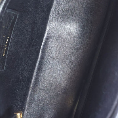 Dior Caro Small Cannage Chain Shoulder Bag Leather Gold Black — view 8