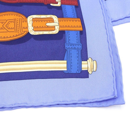 Hermes Carre 70 President's Harness Scarf Blue — view 2